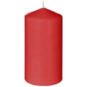 Round Red Fruit Pillar Candle D7cm x H14cm image