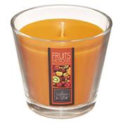 Exotic Fruits Scented Glass Candle 190g image