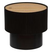 Enola Black Lidded Side Table D385xH350mm image