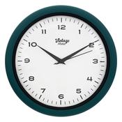 Teal Round Wall Clock D28cm image