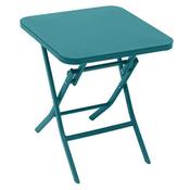Greensboro Teal Metal Side Table H45x40cm image