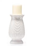 Beige Textured Candle Holder H23cm image