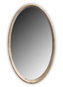 Oval Wood Mirror 100x60cm image