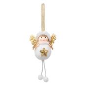 Cotton Angel White Decoration 16cm