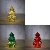 Led Battery Operated Tree Assorted 19.5x12cm