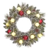 Kaprun LED Green Wreath 10x45cm