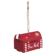 Crate Red Metal Letter Box Decoration 10cm