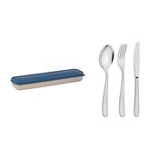Tramontina Travel Cutlery Set of 4 Blue image