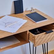 Naomi 2 Drawer Console Table 110x80x40cm image