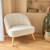 Naova White Boucle Chair image