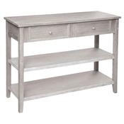 Charme Grey Console with 2 Shelves 110x40x85cm image