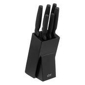 Black Knife Block with 6 Knives image