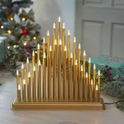 33 LED CandleBridge Gold 33x34cm Battery Timer