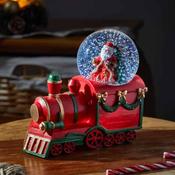 All Aboard Santas Locomotive 8cm Globe H16cm image