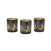 Wonderland T-Light Holders Onyx Set of 3 image