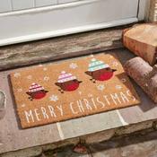 Festive Robin 40x60cm Coir DoorMat image