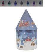Christmas Eve Santa LED House 26x14cm image