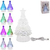 Swirling Xmas Tree Lamp 23x14cm image