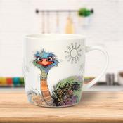 Oscar Ostrich China Mug image