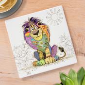 Louis Lion Ceramic Coaster image