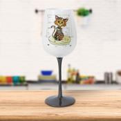 Kimba Kitten Wine Glass in Gift Box image