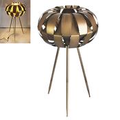 Gold Sixties Metal Table Lamp H78 x D40 cm image