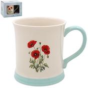 Poppy Embossed Pottery Mug image