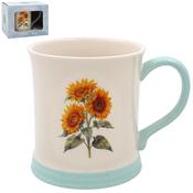 Sunflower Embossed Pottery Mug image