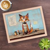 Scrap Fox Lap Tray image