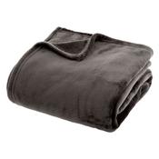 Dark Grey Fleece Blanket 180x230cm image