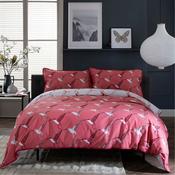Deyong Hummingbird Coral Duvet Set image