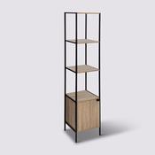 Aliaj Slim 1 Door Storage Shelf H176xW35xD35cm image