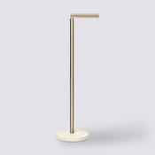 Marble Effect and Stainless Steel Toilet Roll Hold image