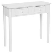 2 Drawer Console Table White image