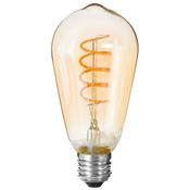 Amber Twist LED Bulb ST64 E27 2W image