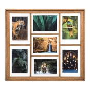 Heavea Wood 7 4×6 Photo Collage