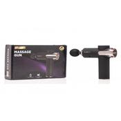 Massage Gun with 4 Interchangable Heads in Black image