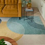 Muse Blue Retro Rug 120x170cm MU15 image