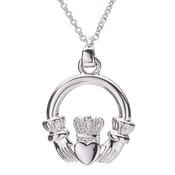 Silver Claddagh Pendant