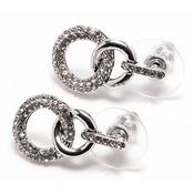 Silver Interlocking Earrings image