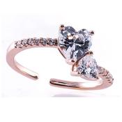 Newgrange Silver Diamond Adjustable Ring