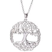 Silver Large Tree of Life Pendant