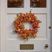 Autumn Festive Swirl Wreath D50cm