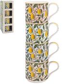 4 Fruits China Stacking Mugs image