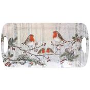 Christmas Robins Sandwich Tray