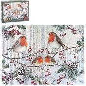 Christmas Robins 1000pc Jigsaw
