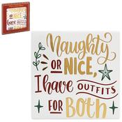 Naughty or Nice Coaster image