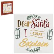 Dear Santa Ceramic Coaster image