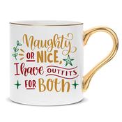 Naughty or Nice China Mug image