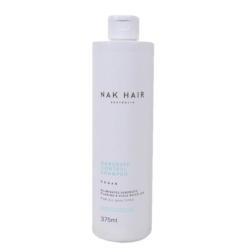NAK Dandruff Control Shampoo - Vegan - Eliminates Dandruff, Flaking & Scale Build-Up - 375ml
